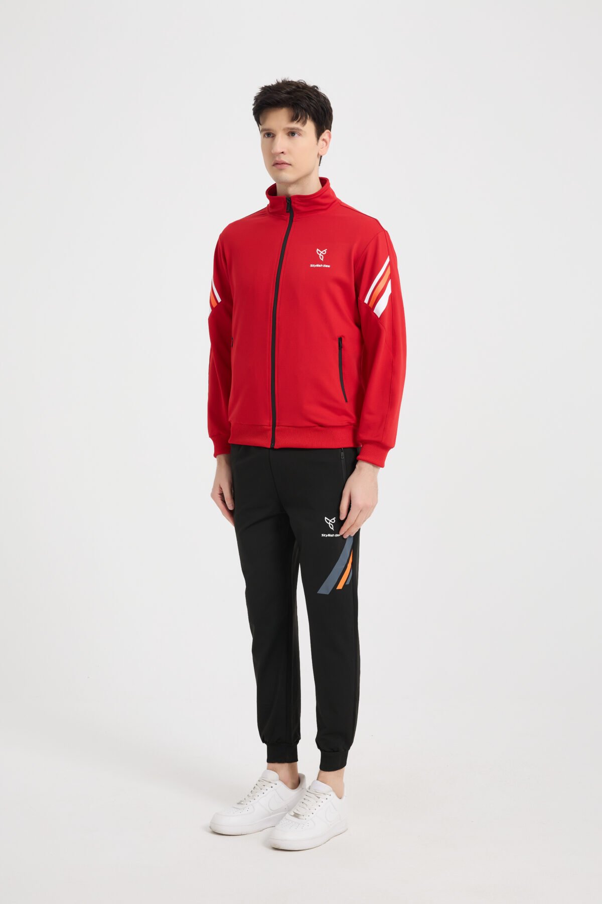 ⁦Men Agility Tracksuit Red⁩ - الصورة ⁦4⁩