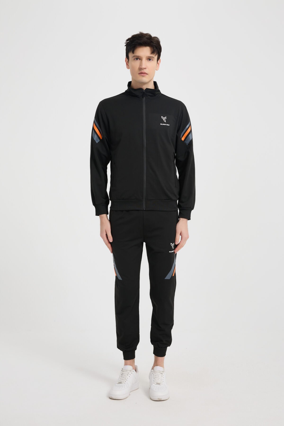 ⁦Men Agility Tracksuit Black⁩ - الصورة ⁦2⁩