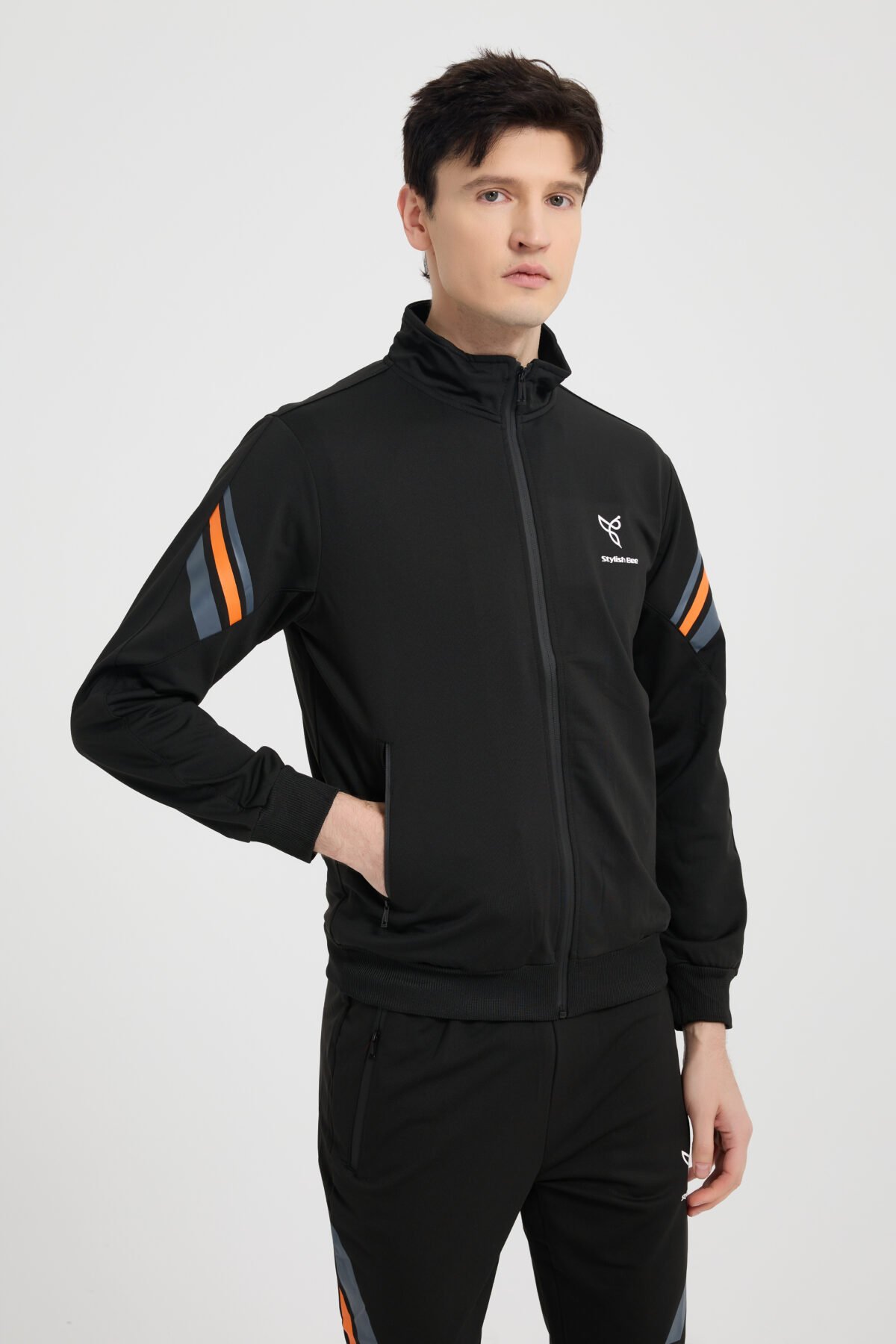 ⁦Men Agility Tracksuit Black⁩ - الصورة ⁦13⁩