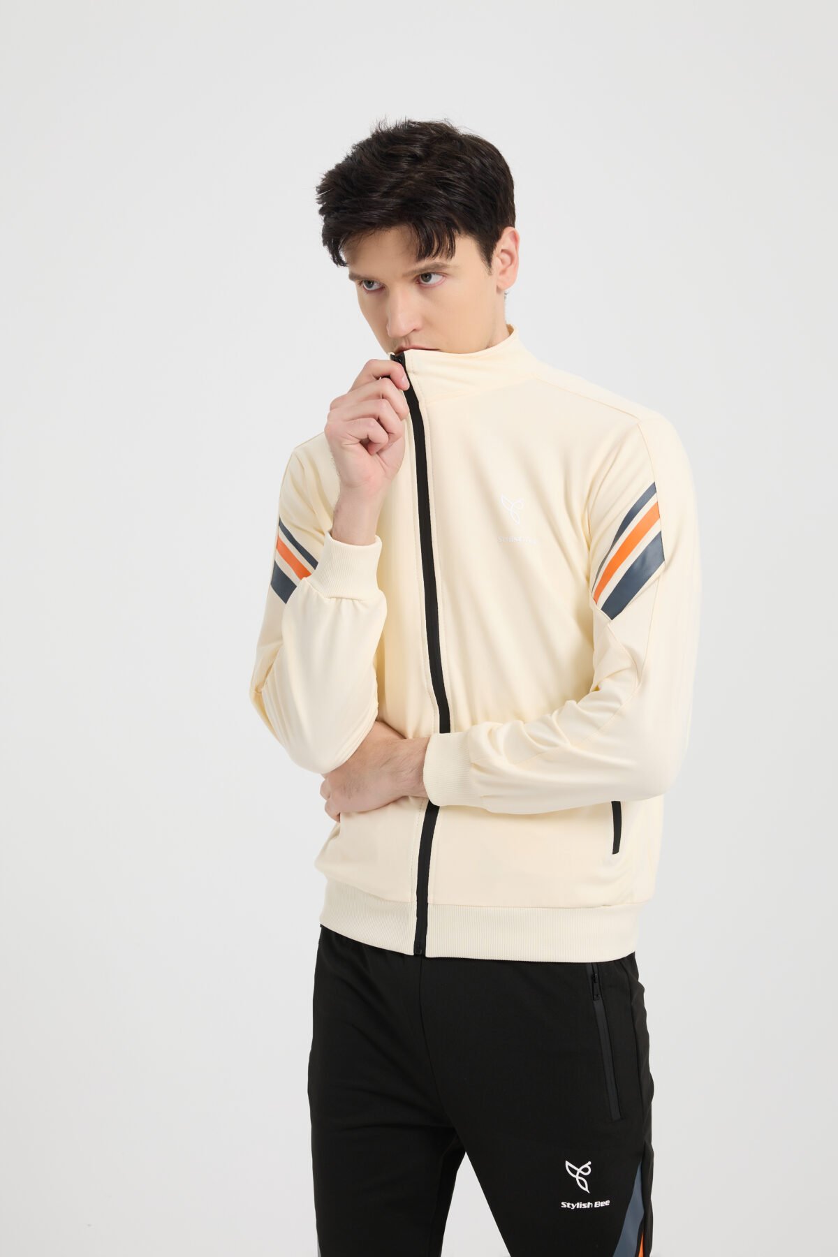 ⁦Men Agility Tracksuit Beige⁩ - الصورة ⁦12⁩