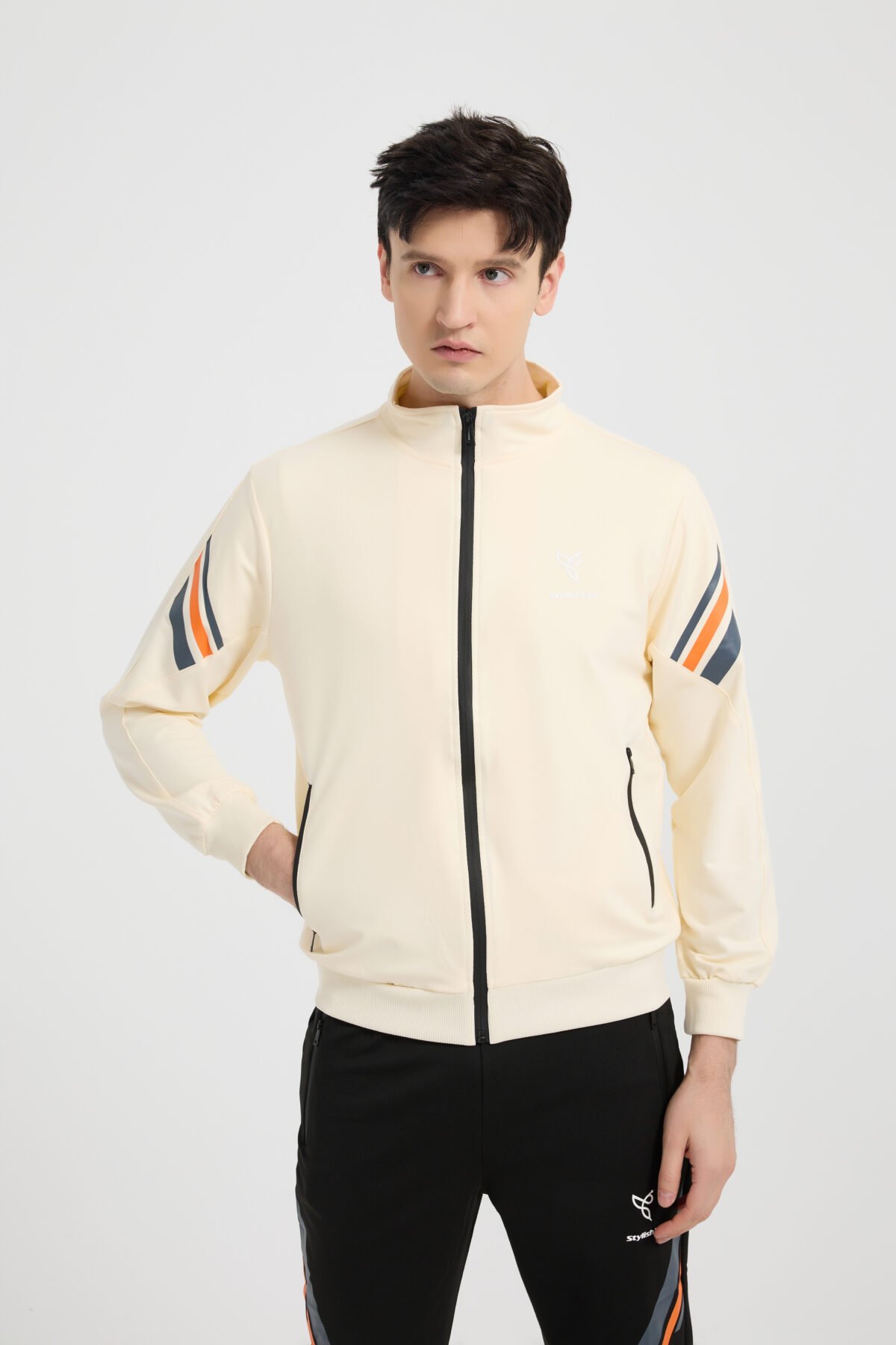 ⁦Men Agility Tracksuit Beige⁩ - الصورة ⁦14⁩