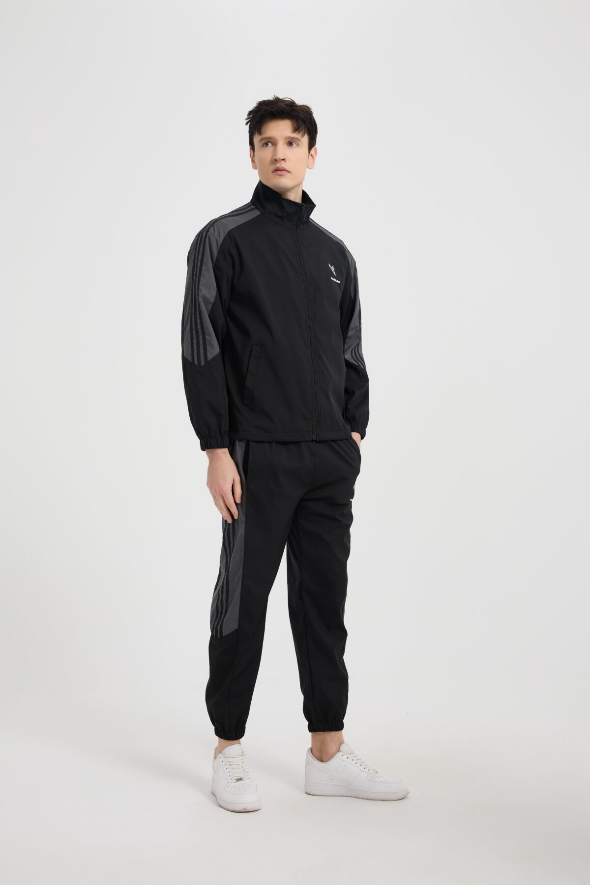 ⁦Men Core Tracksuit Black⁩ - الصورة ⁦2⁩