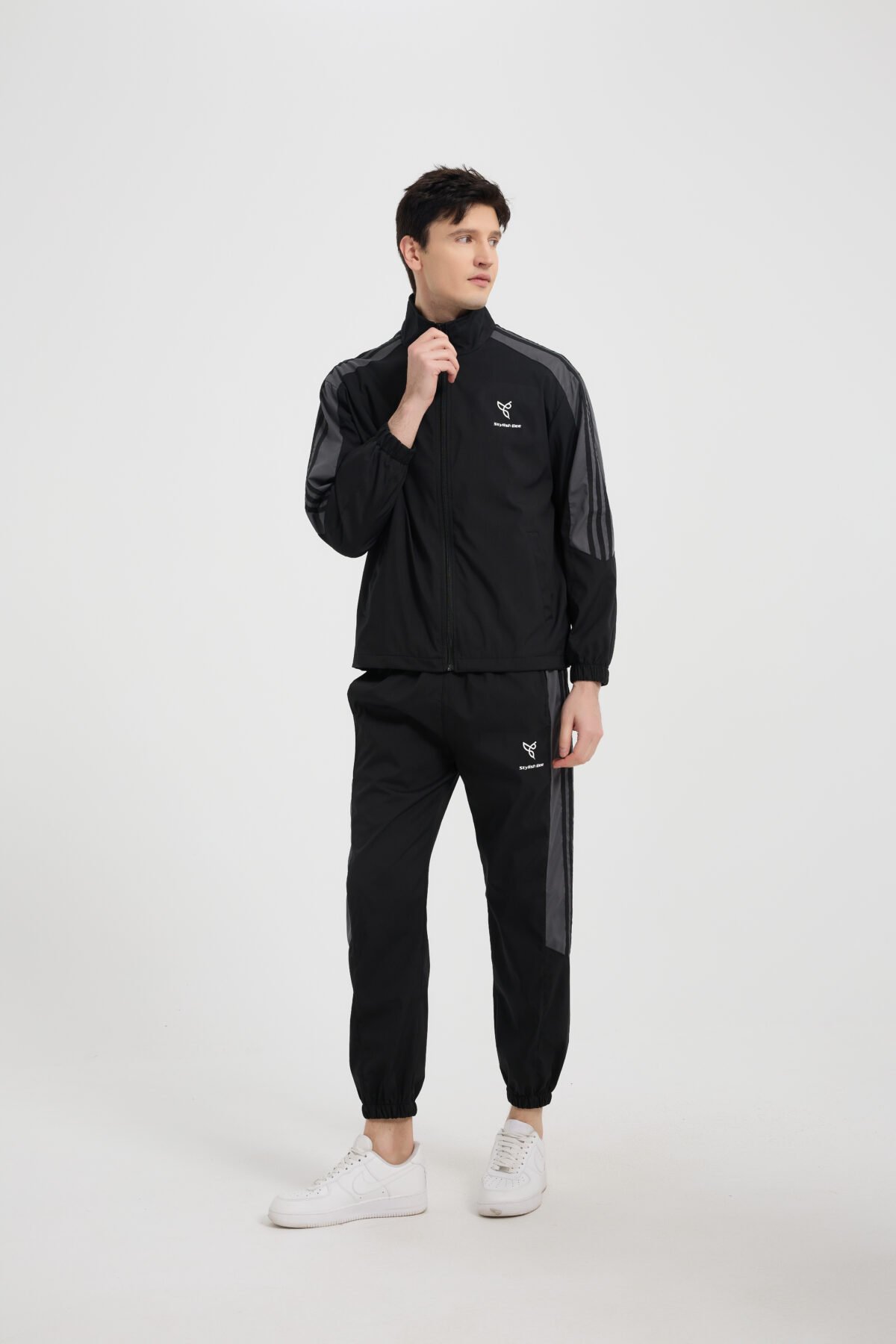 ⁦Men Core Tracksuit Black⁩ - الصورة ⁦5⁩