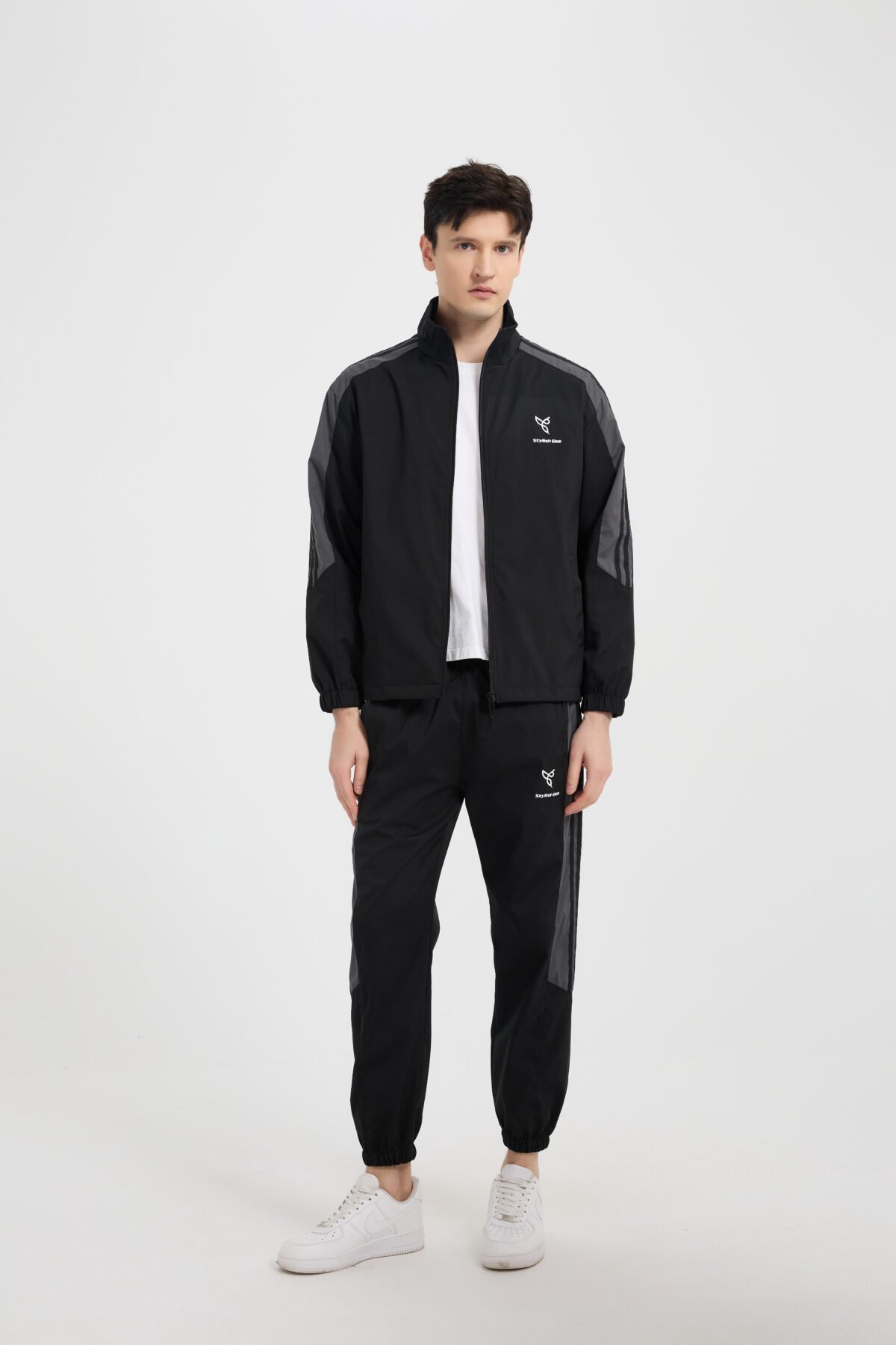 ⁦Men Core Tracksuit Black⁩ - الصورة ⁦7⁩