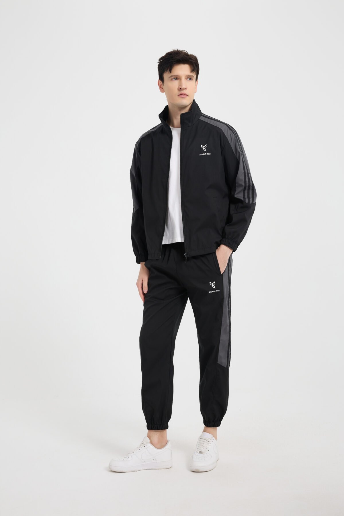 ⁦Men Core Tracksuit Black⁩ - الصورة ⁦8⁩