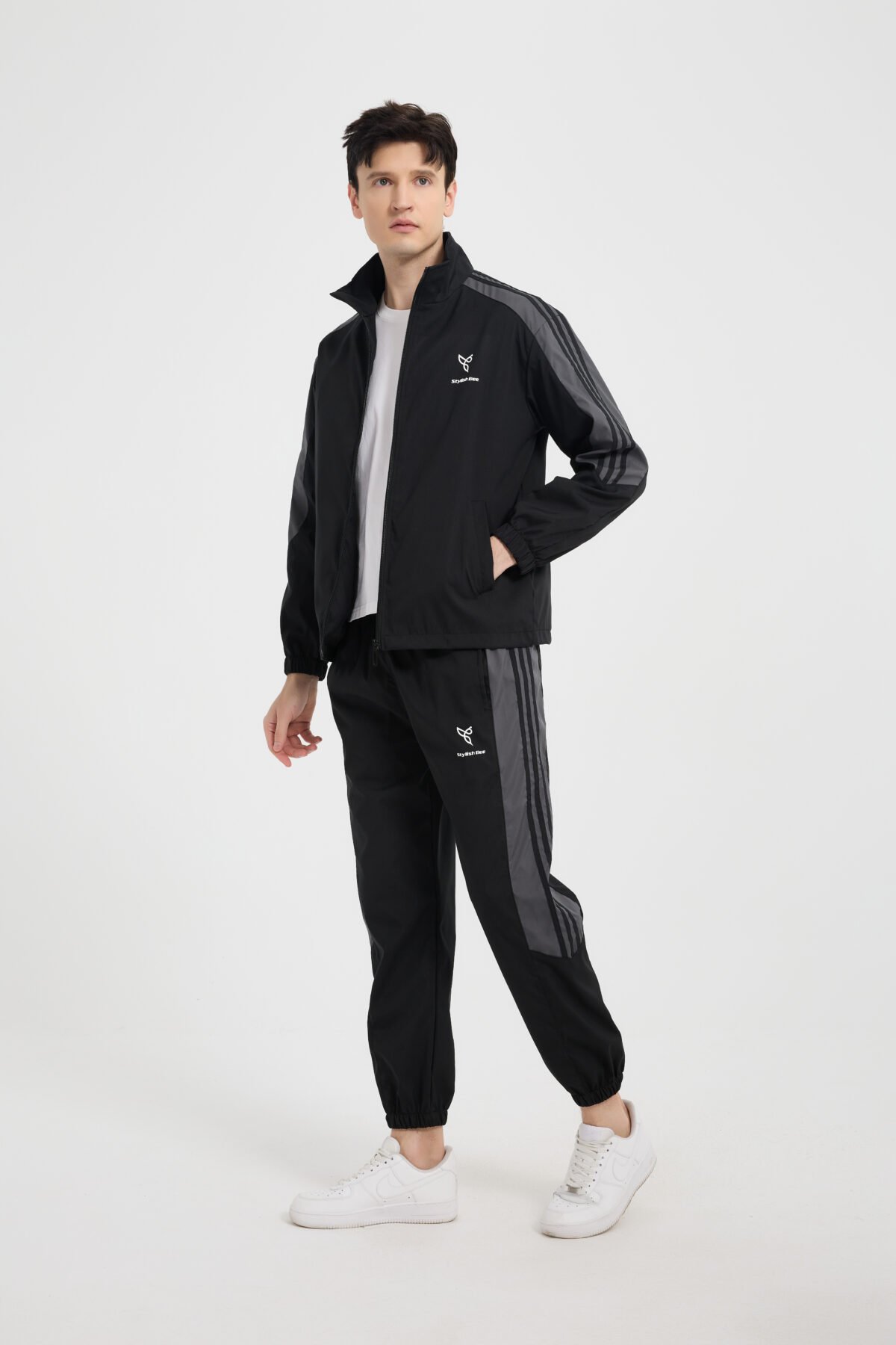 ⁦Men Core Tracksuit Black⁩ - الصورة ⁦12⁩