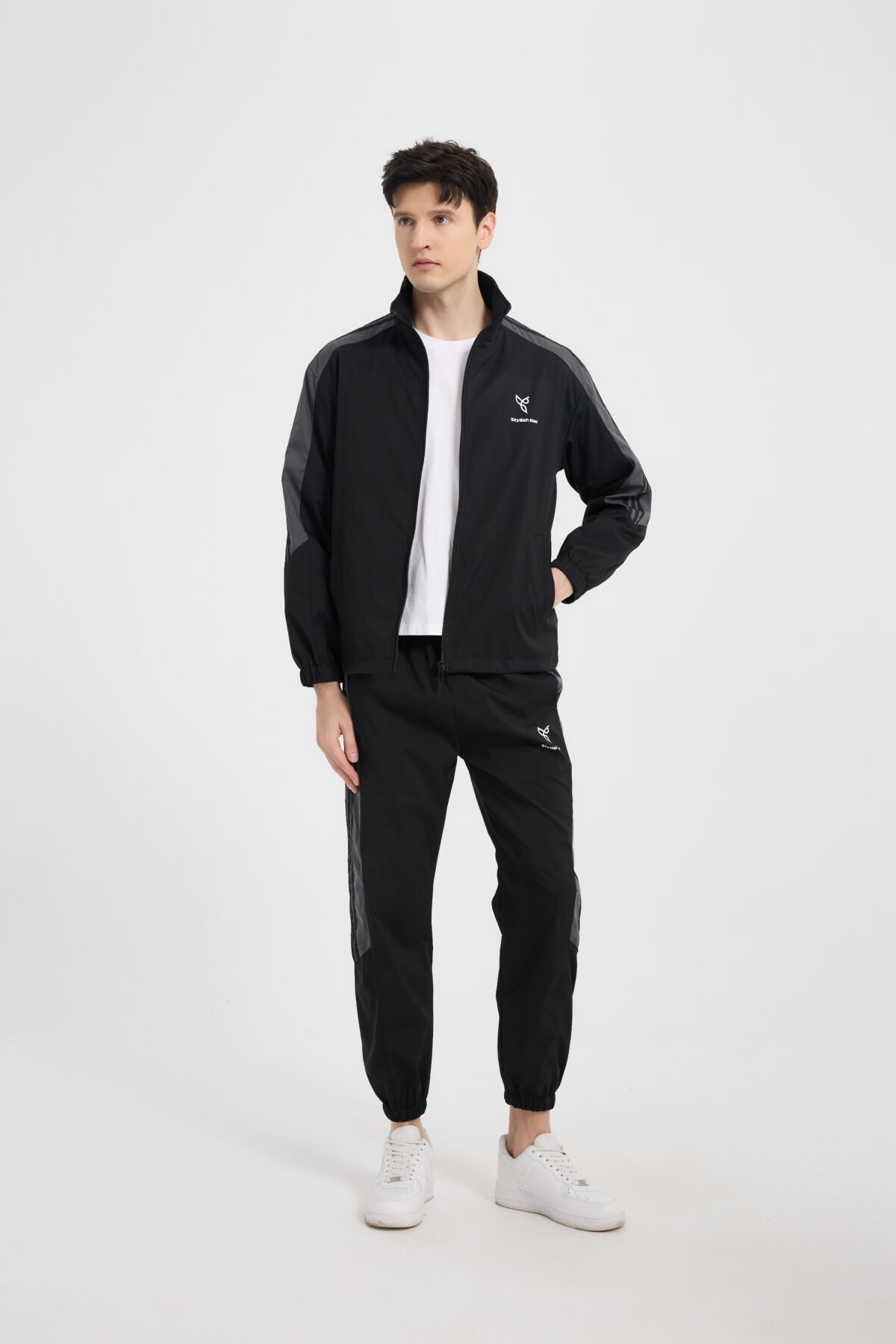 ⁦Men Core Tracksuit Black⁩ - الصورة ⁦13⁩