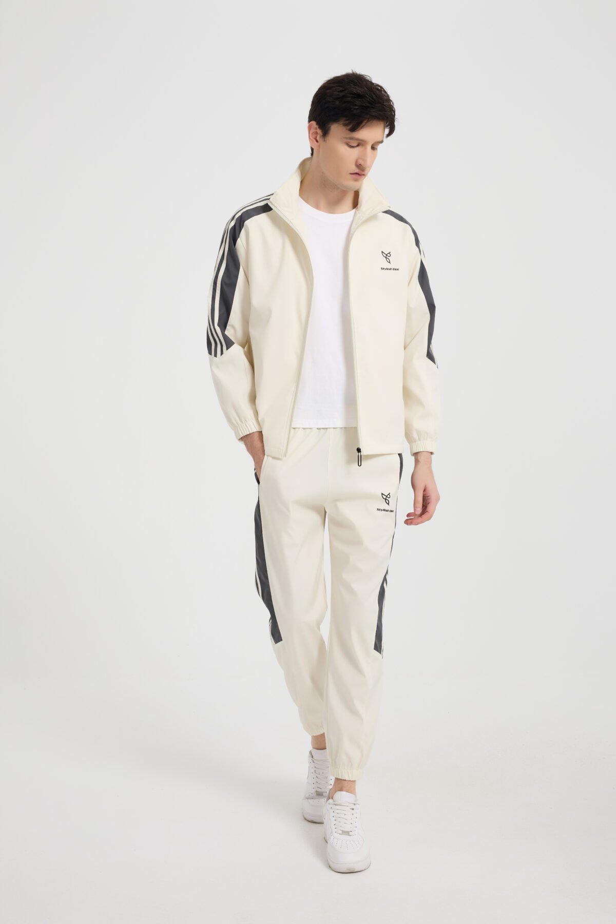 ⁦Men Core Tracksuit White⁩ - الصورة ⁦10⁩