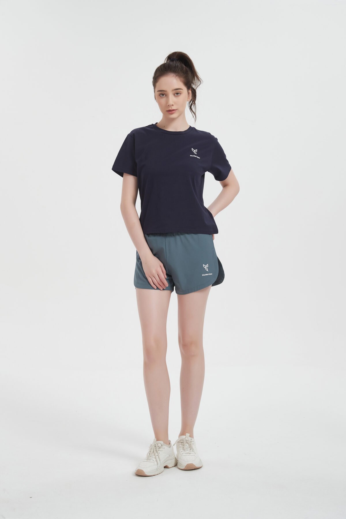 RUNNING 2 IN 1 SHORTS Blue - Image 7