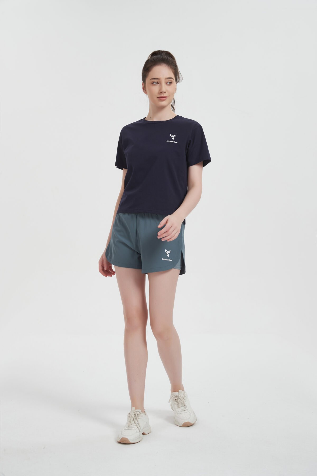 RUNNING 2 IN 1 SHORTS Blue - Image 8