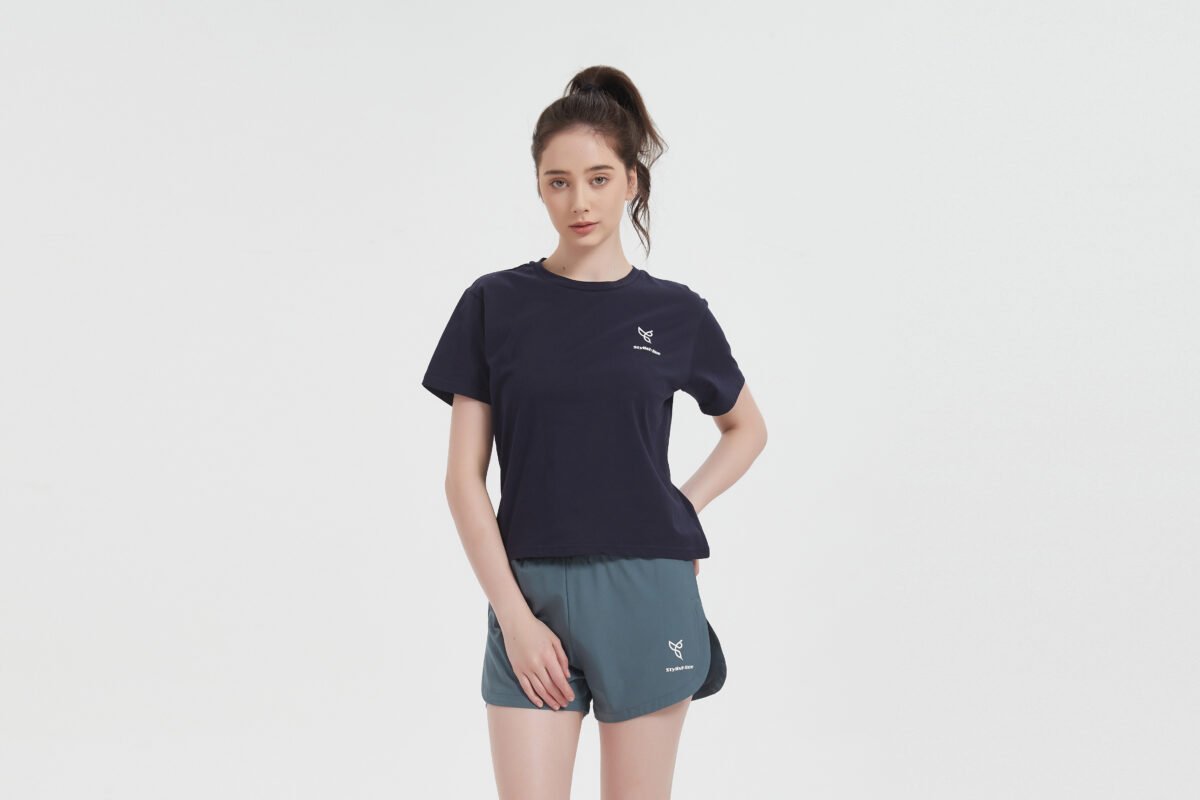 RUNNING 2 IN 1 SHORTS Blue - Image 5