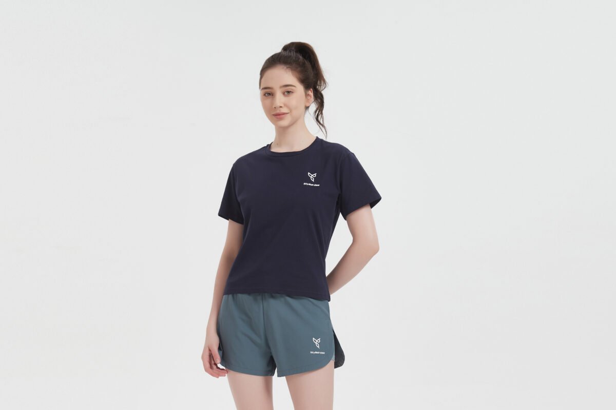 RUNNING 2 IN 1 SHORTS Blue - Image 4