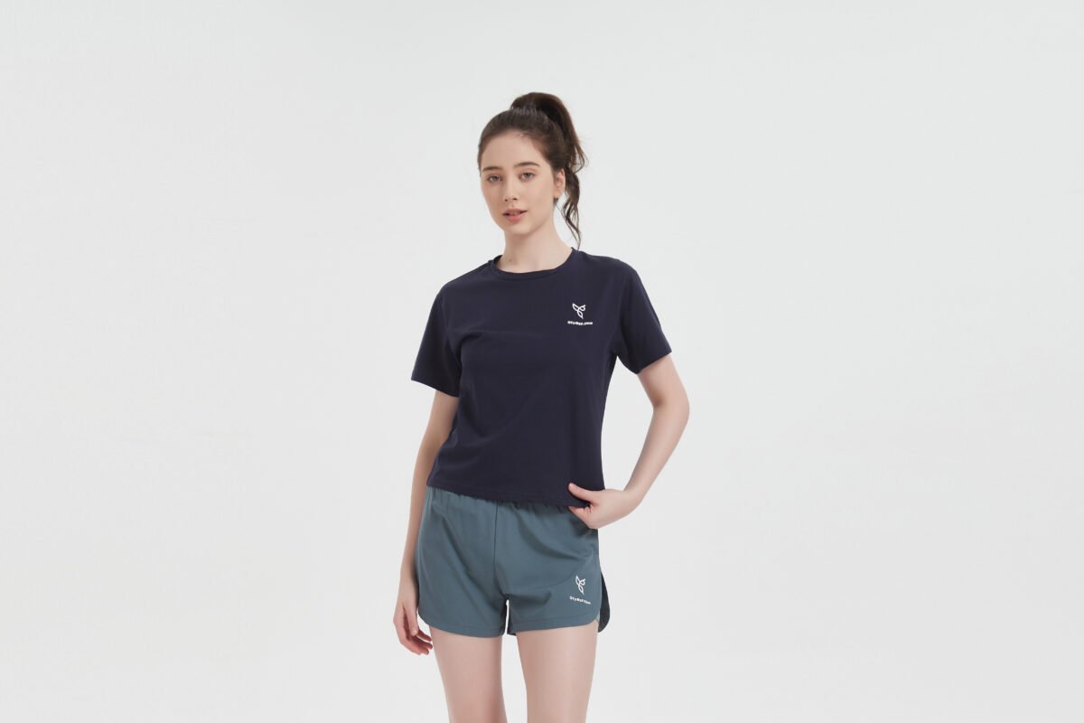 RUNNING 2 IN 1 SHORTS Blue - Image 2