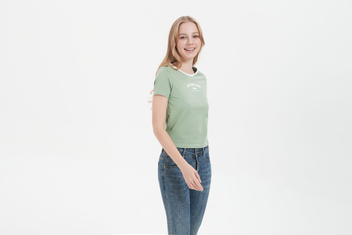 TEAM GS BABY TEE Green - Image 4