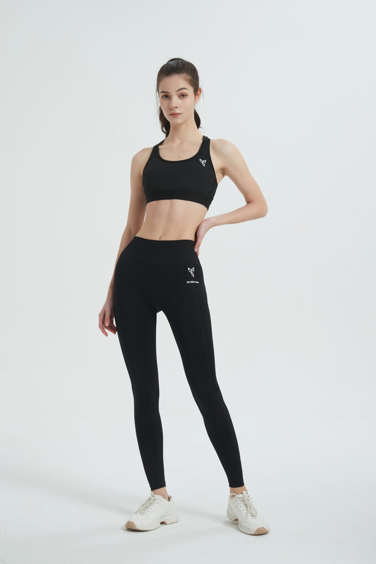 RACERBACK HIGH SUPPORT SPORTS BRA Black - Image 7