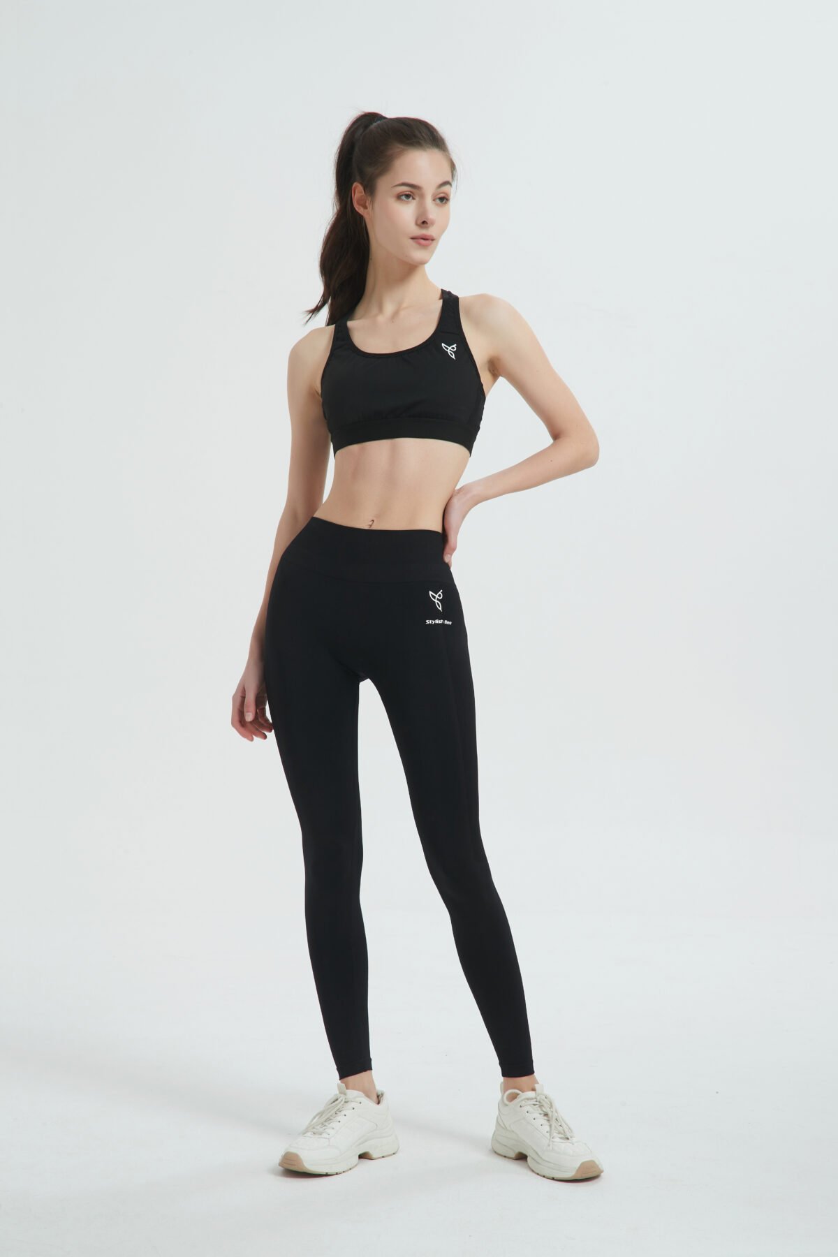 RACERBACK HIGH SUPPORT SPORTS BRA Black - Image 8