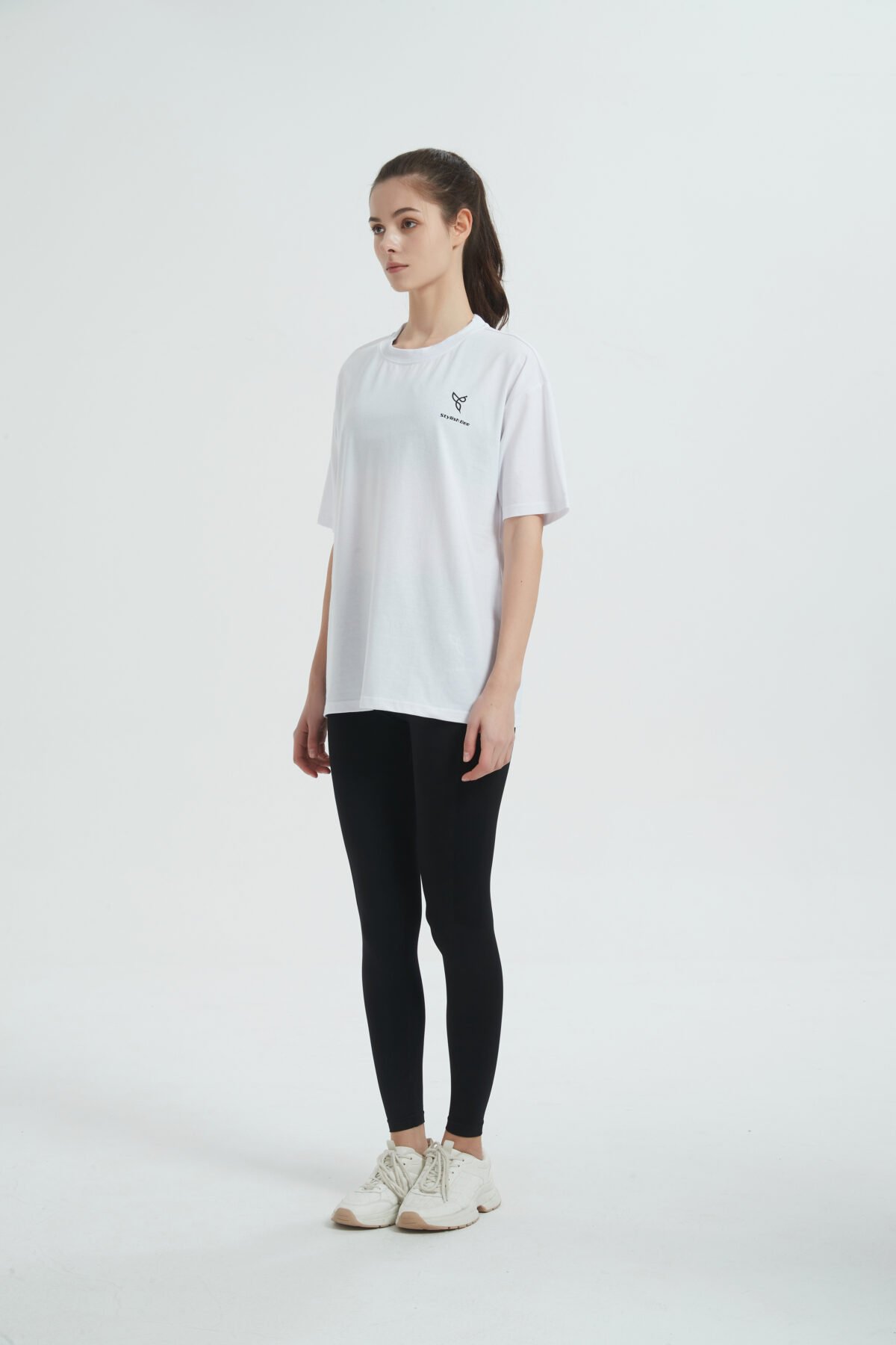 BLOCK OVERSIZED T-SHIRT White - Image 3