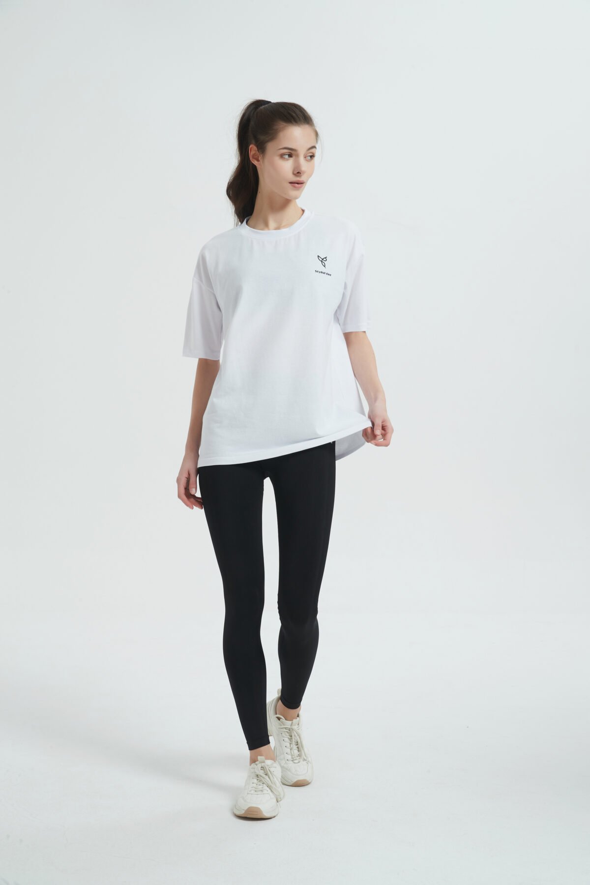 BLOCK OVERSIZED T-SHIRT White - Image 11