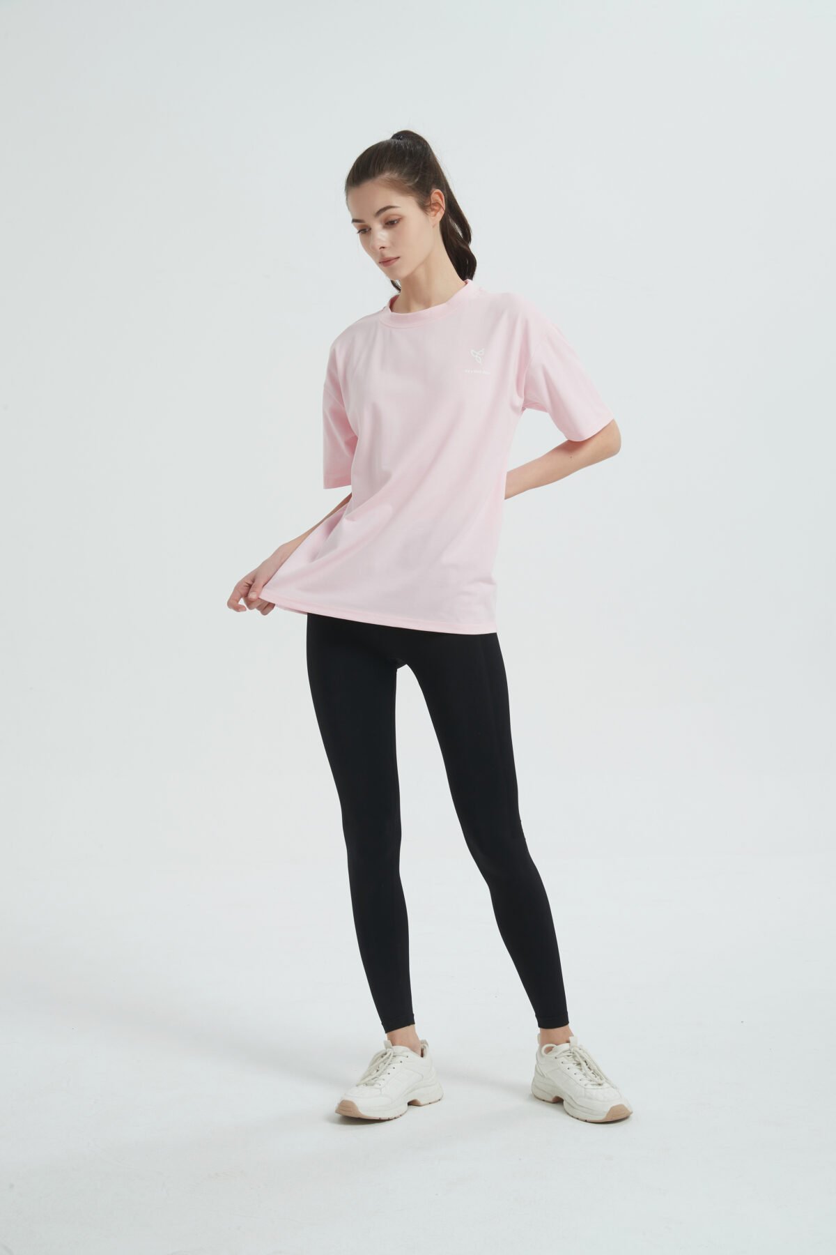 BLOCK OVERSIZED T-SHIRT Light Pink - Image 11