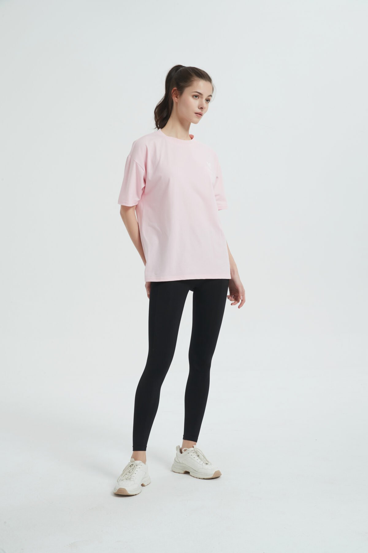 BLOCK OVERSIZED T-SHIRT Light Pink - Image 9