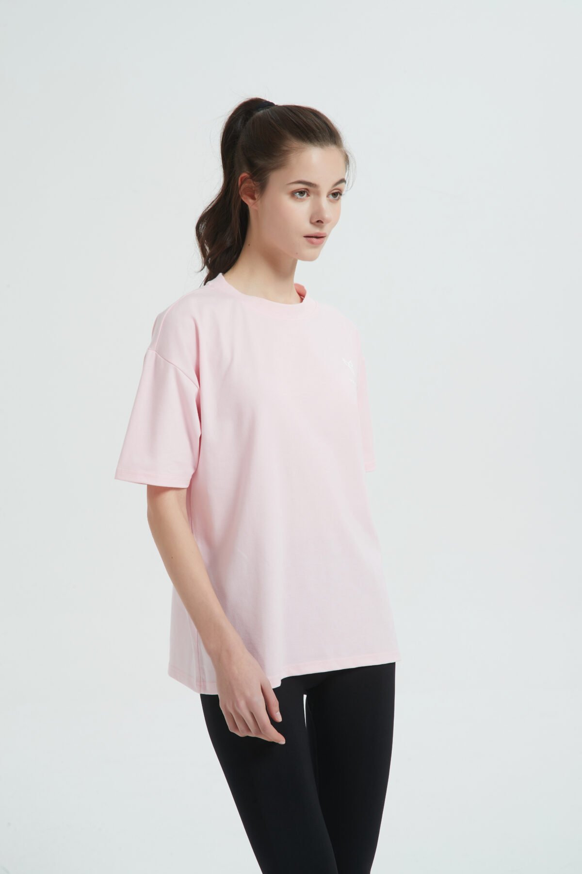 BLOCK OVERSIZED T-SHIRT Light Pink - Image 7
